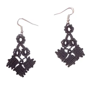 Diamond Parade Earrings - Black
