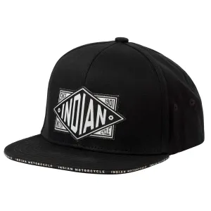 Diamond Patch Cap, Black