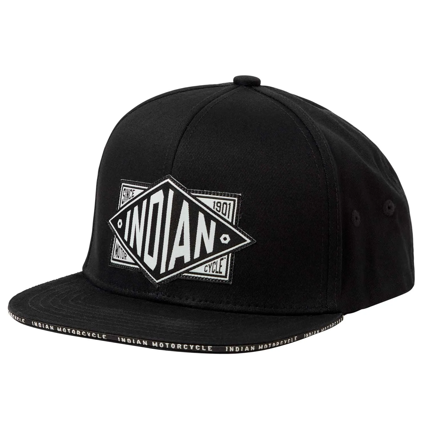Diamond Patch Cap, Black