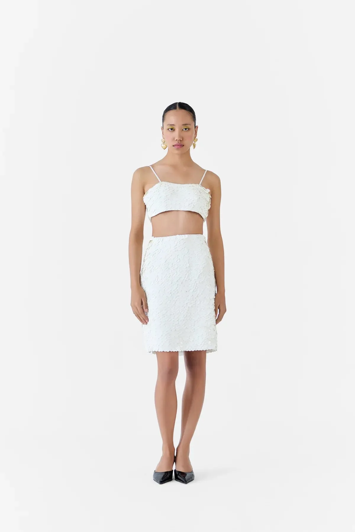 Diamond | Sequin Bustier and Skirt Co-ord Set