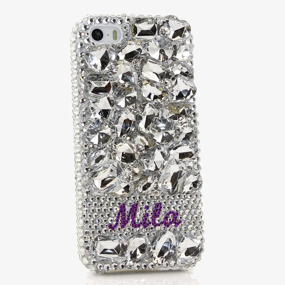Diamond Stones Personalized Name & Initials Design (style PN_1061)