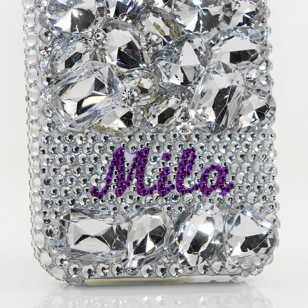 Diamond Stones Personalized Name & Initials Design (style PN_1061)