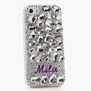 Diamond Stones Personalized Name & Initials Design (style PN_1061)