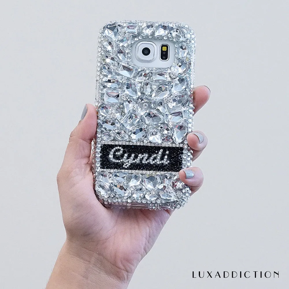 Diamond Stones Personalized Name & Initials Design (style PN_1124)