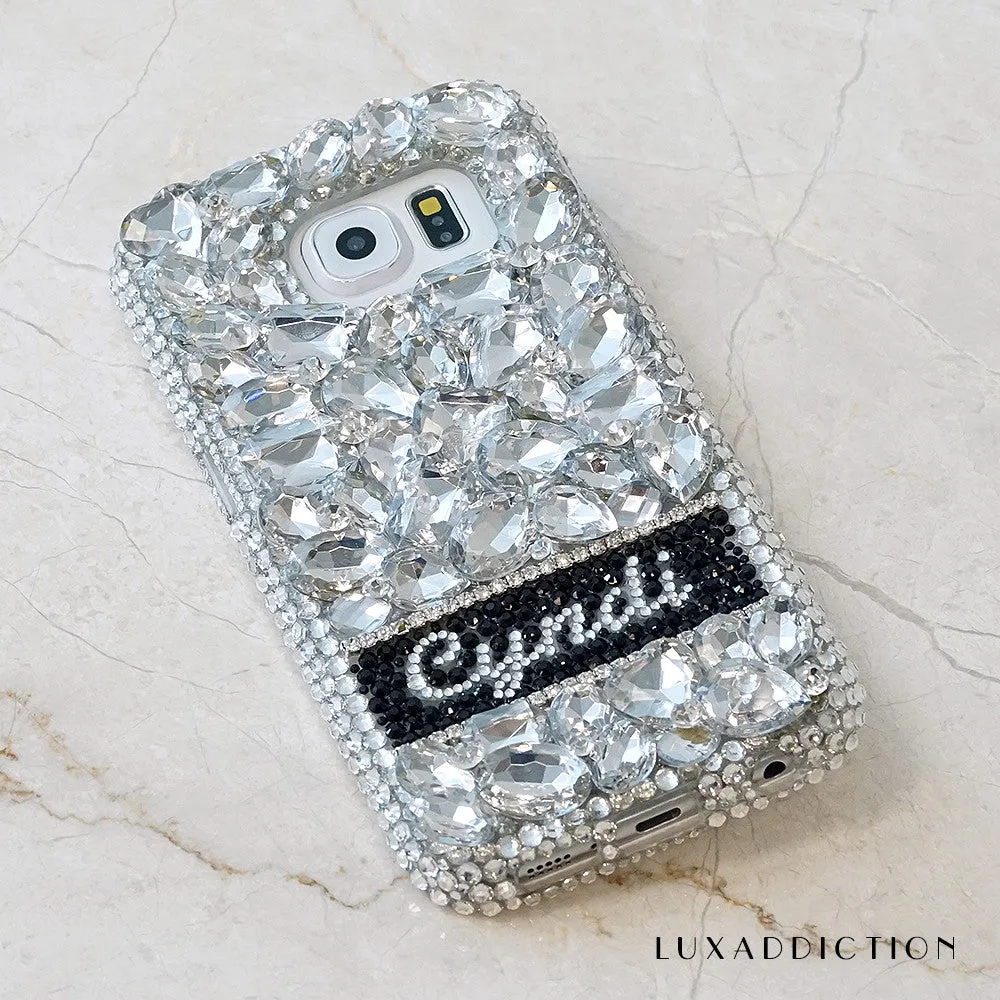 Diamond Stones Personalized Name & Initials Design (style PN_1124)