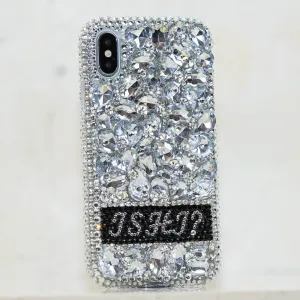 Diamond Stones Personalized Name & Initials Design (style PN_1124)