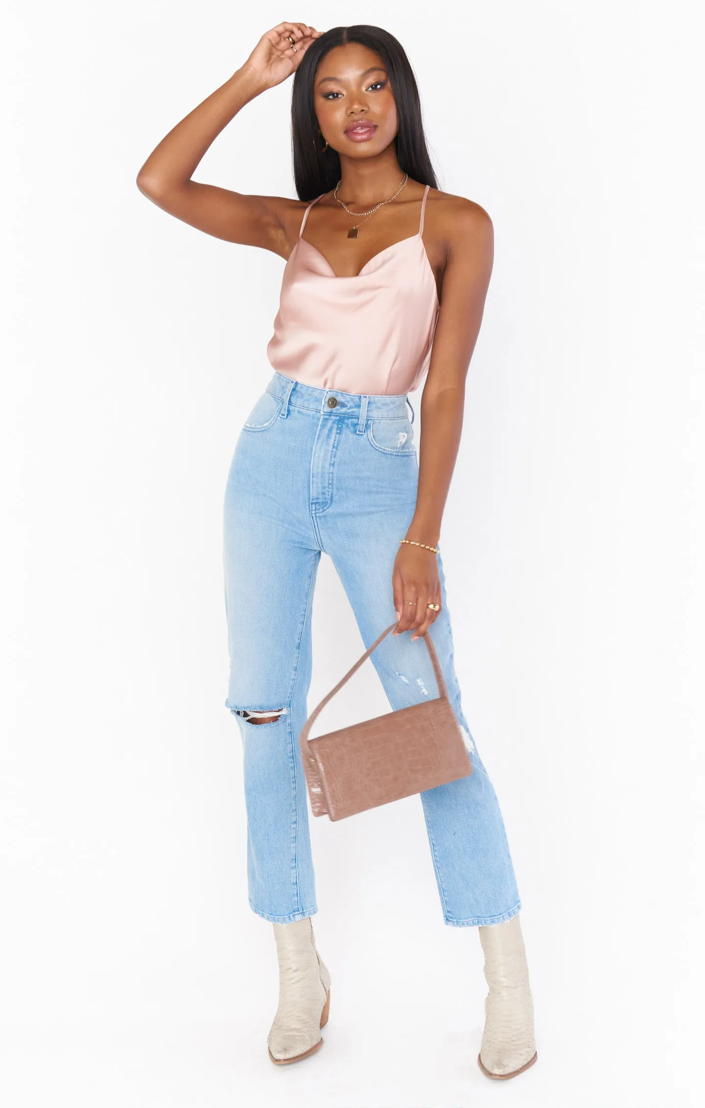 Diane Bodysuit ~ Rose Gold