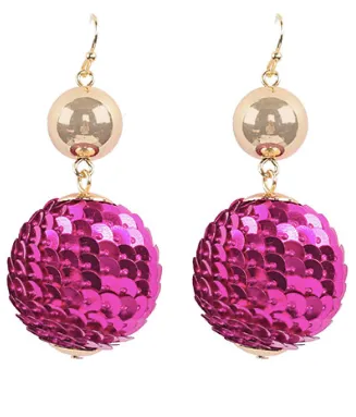 Disco Ball Sequin Earrings