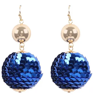 Disco Ball Sequin Earrings