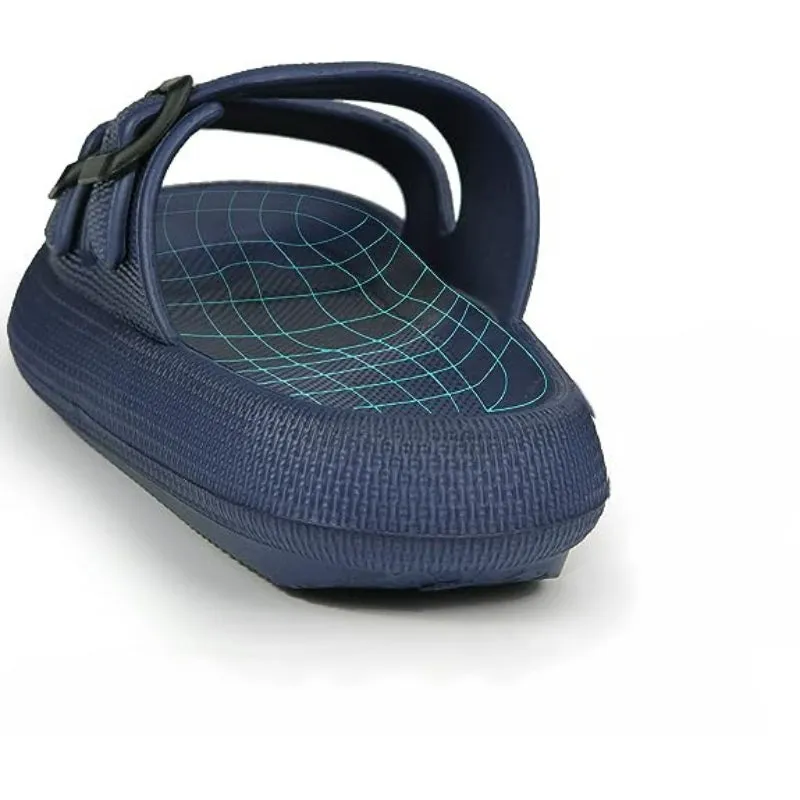 Double Buckle Patterned Plain Sandals