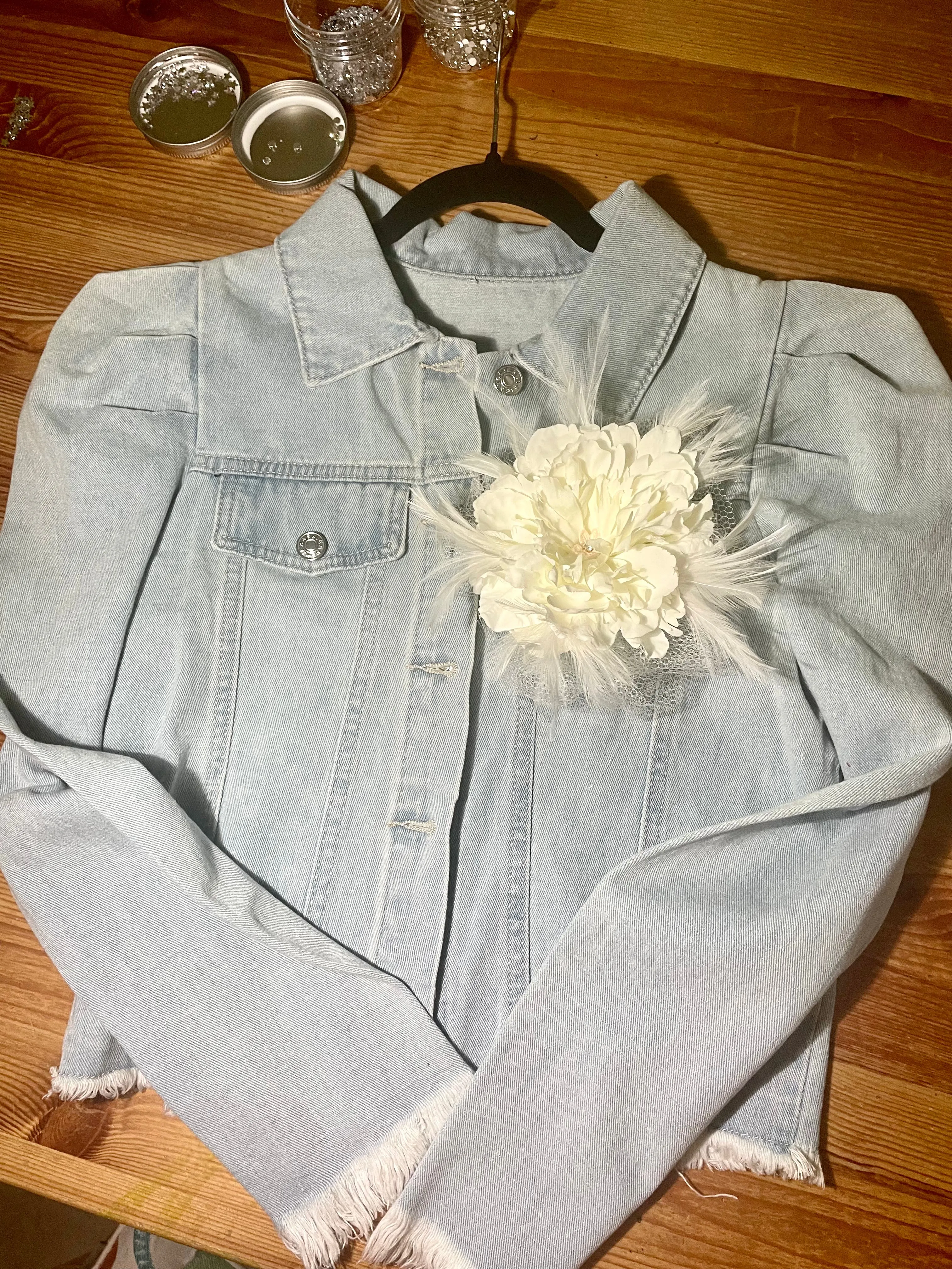 Dreaming Mary blessed princess Denim Jacket.
