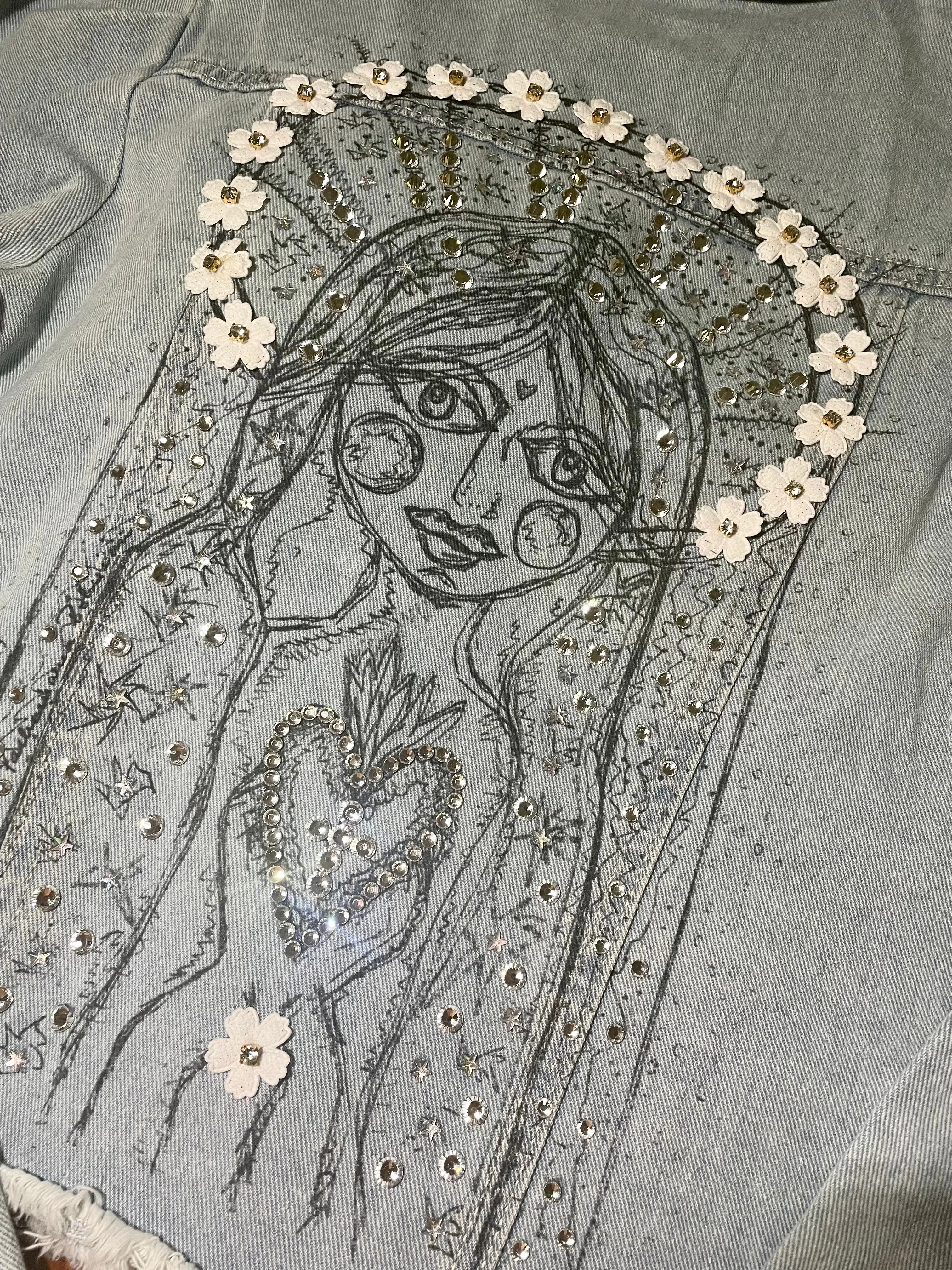 Dreaming Mary blessed princess Denim Jacket.