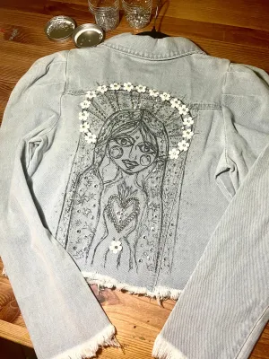 Dreaming Mary blessed princess Denim Jacket.