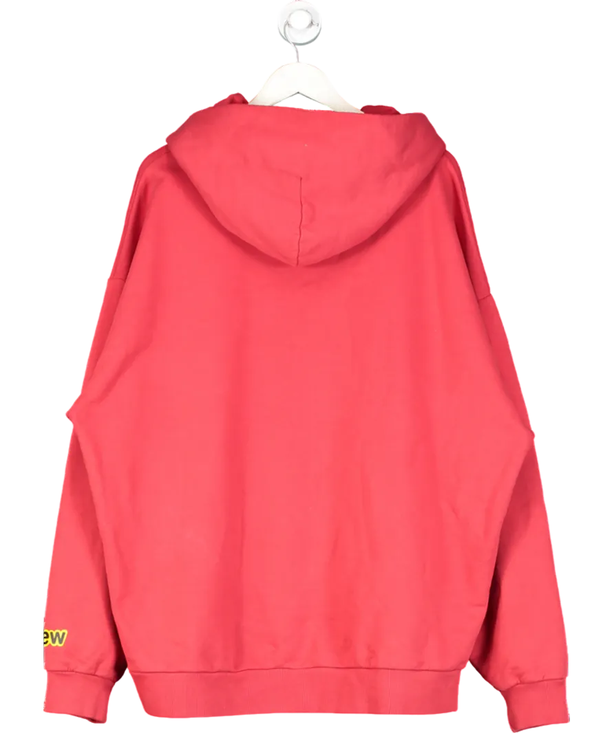 Drew house Red Mascot Oversized Hoodie UK XL