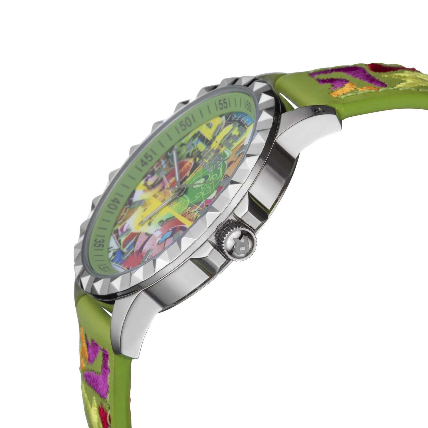 Dumbo Graffiti w/ lime green Dial Women's Watch