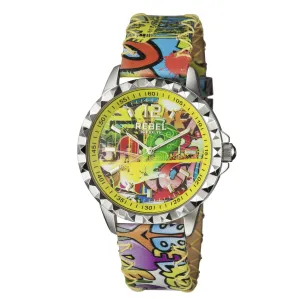 Dumbo Graffiti w/ yellow Dial Women's Watch