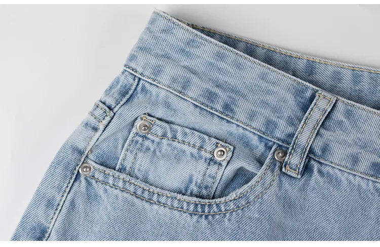 Edgy High-Waisted Ripped Straight-Leg Jeans for Women