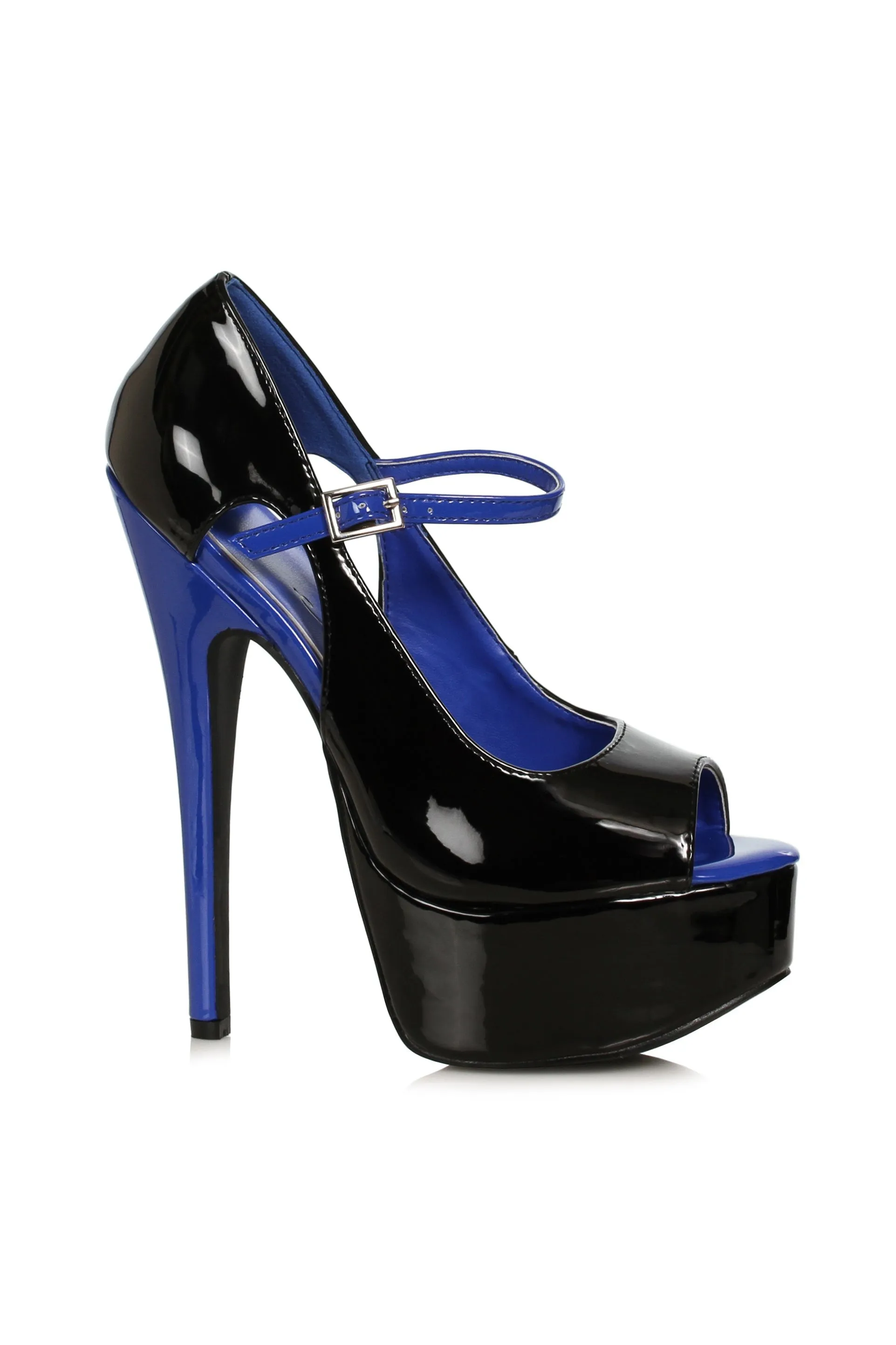 Ellie 652-HALLEY 6.5" Open Toe Pump