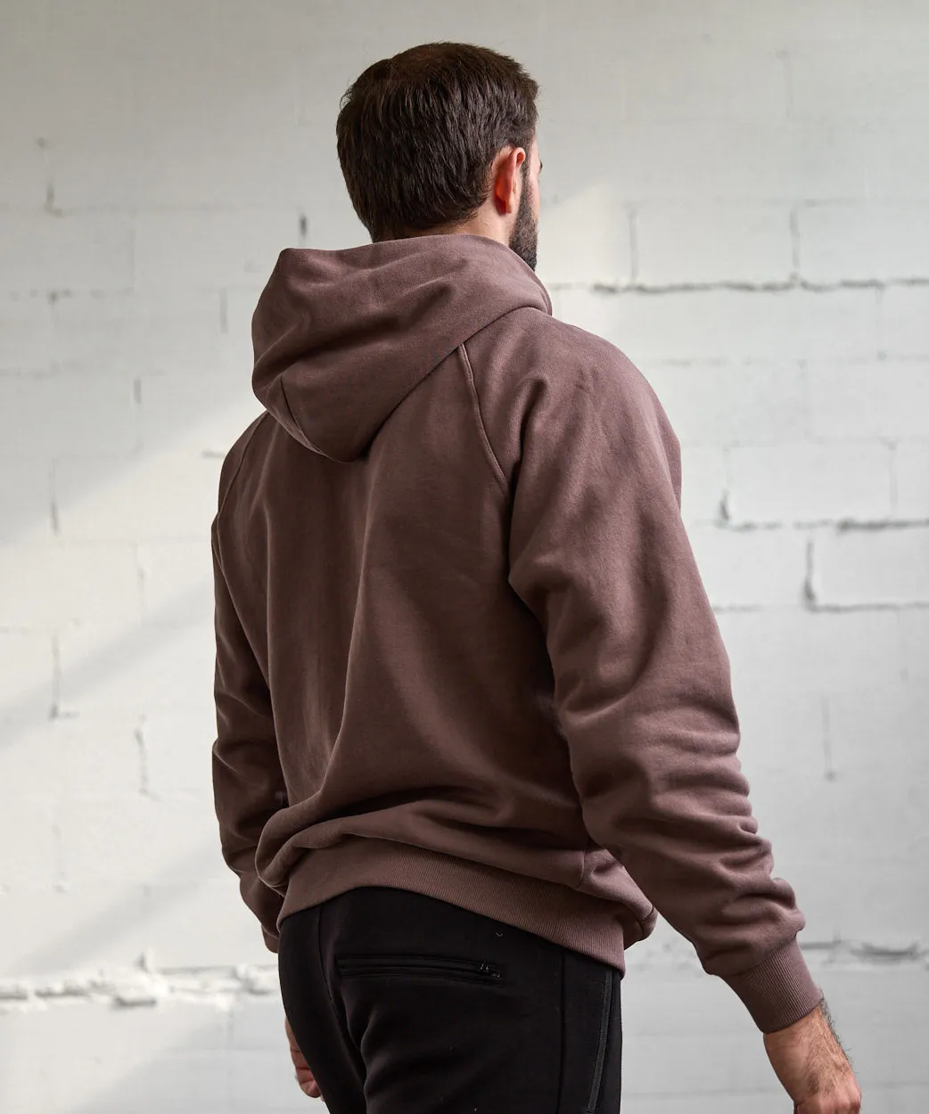 Embroidered Heavyweight Knit Hoodie