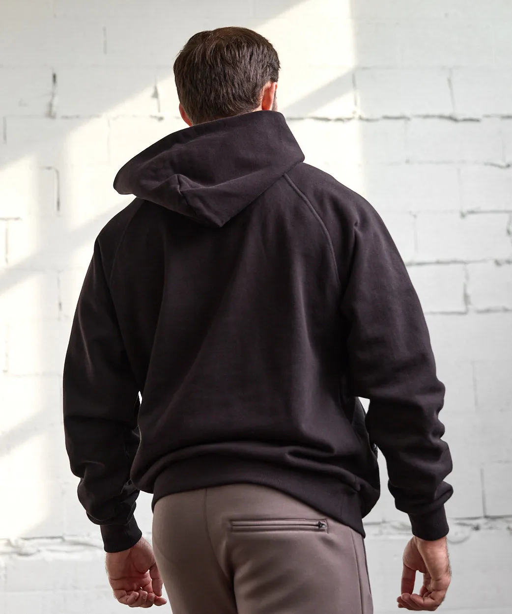 Embroidered Heavyweight Knit Hoodie