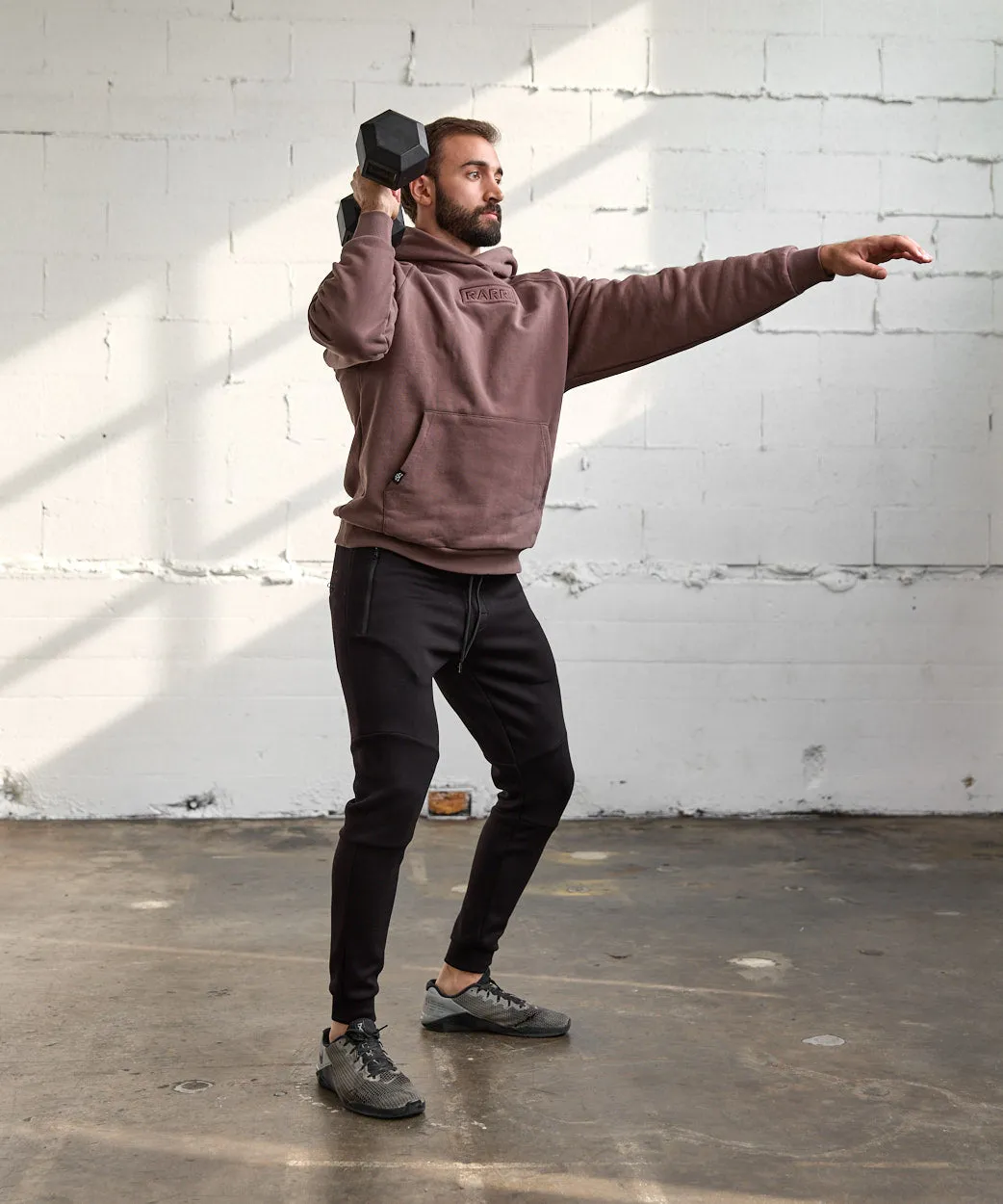 Embroidered Heavyweight Knit Hoodie