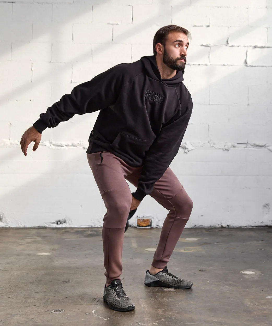 Embroidered Heavyweight Knit Hoodie