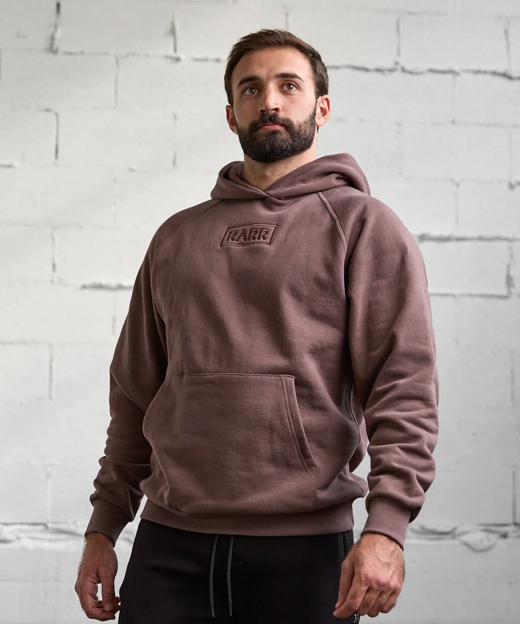 Embroidered Heavyweight Knit Hoodie