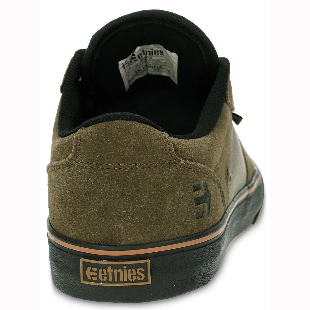 Etnies Barge LS Skate Shoes  - Olive Black Gum