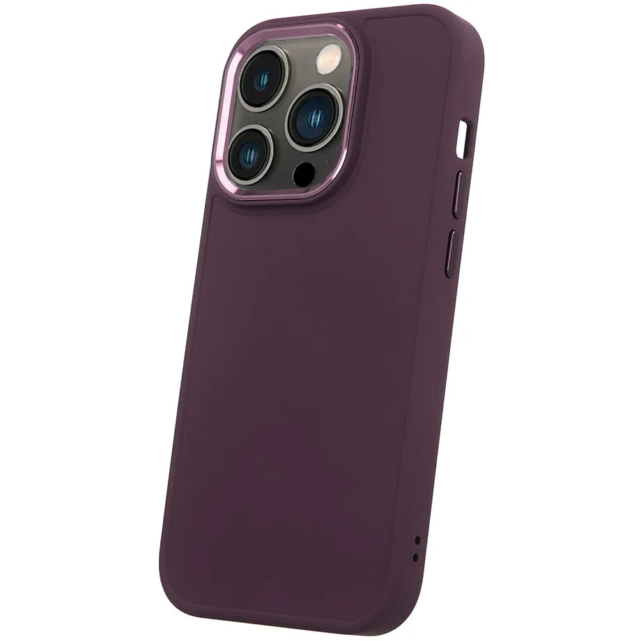 Etui Satin Case - Samsung Galaxy A23  - Burgundowy