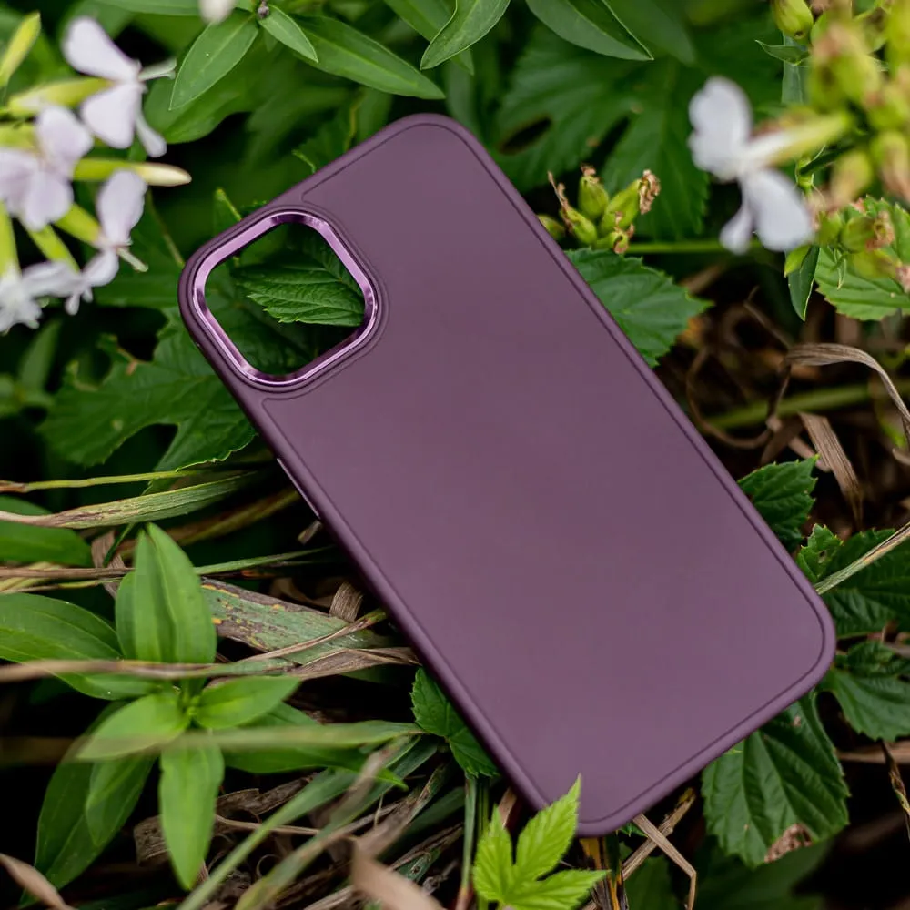 Etui Satin Case - Samsung Galaxy S21 FE - Burgundowy