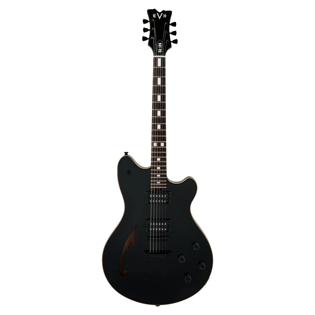 EVH SA-126 Standard Semi-Hollowbody Electric Guitar - Piano Black