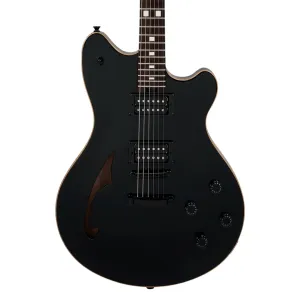 EVH SA-126 Standard Semi-Hollowbody Electric Guitar - Piano Black