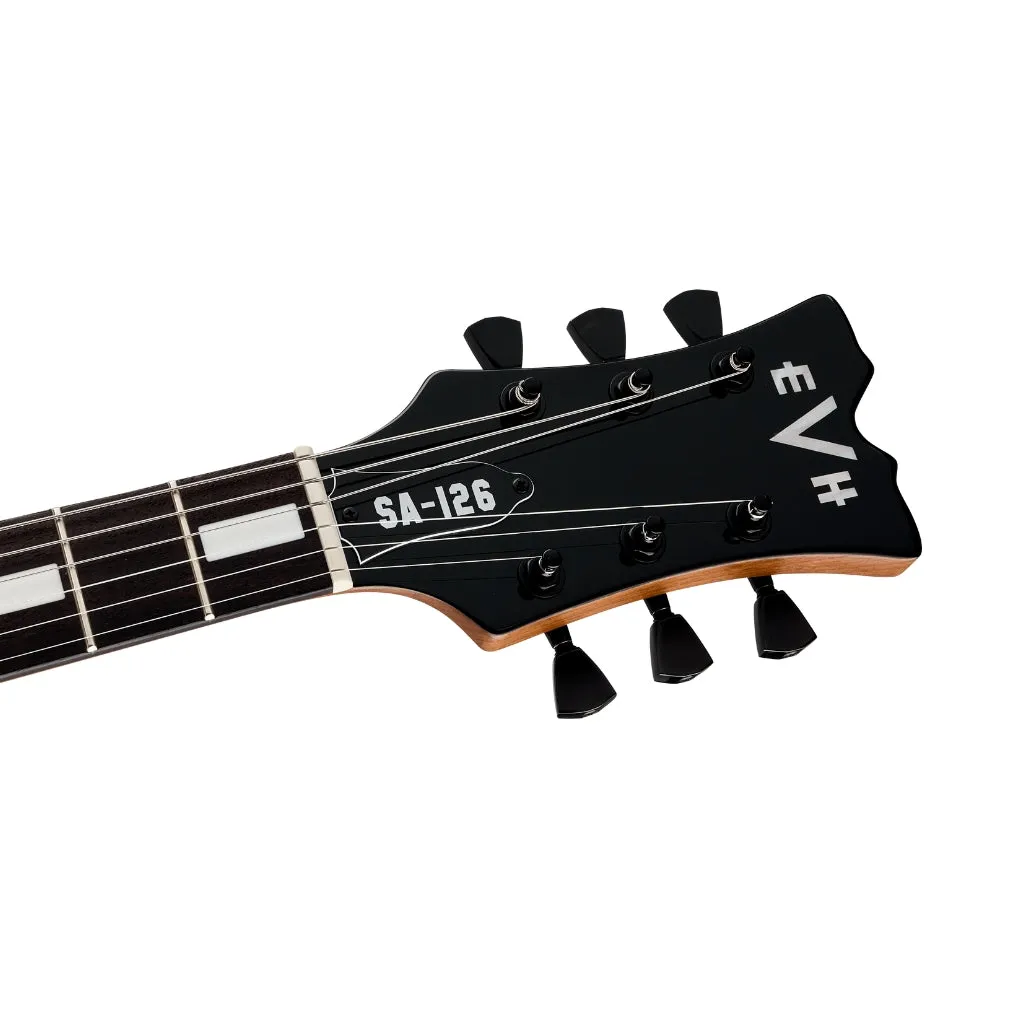 EVH SA-126 Standard Semi-Hollowbody Electric Guitar - Piano Black