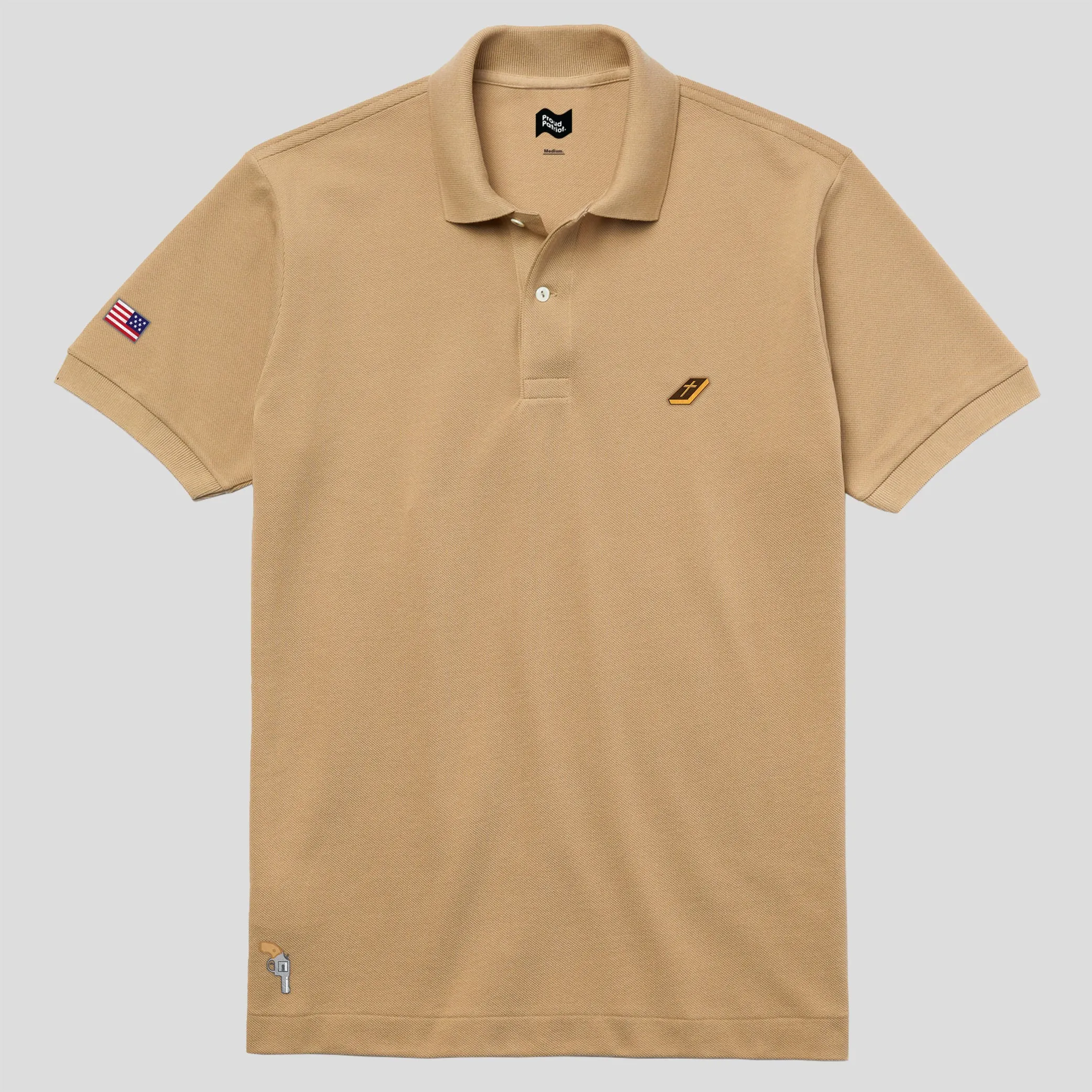 Faith Freedom Firearms Embroidered Polo Shirt | Women's
