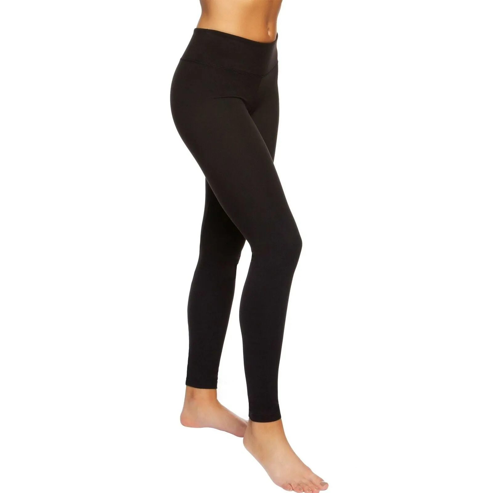Felina Women's Wide Waistband Sueded Lightweight Leggings