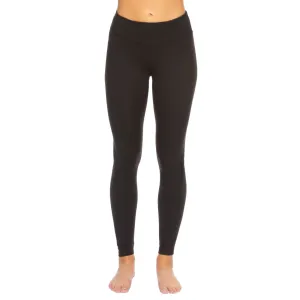 Felina Women's Wide Waistband Sueded Lightweight Leggings