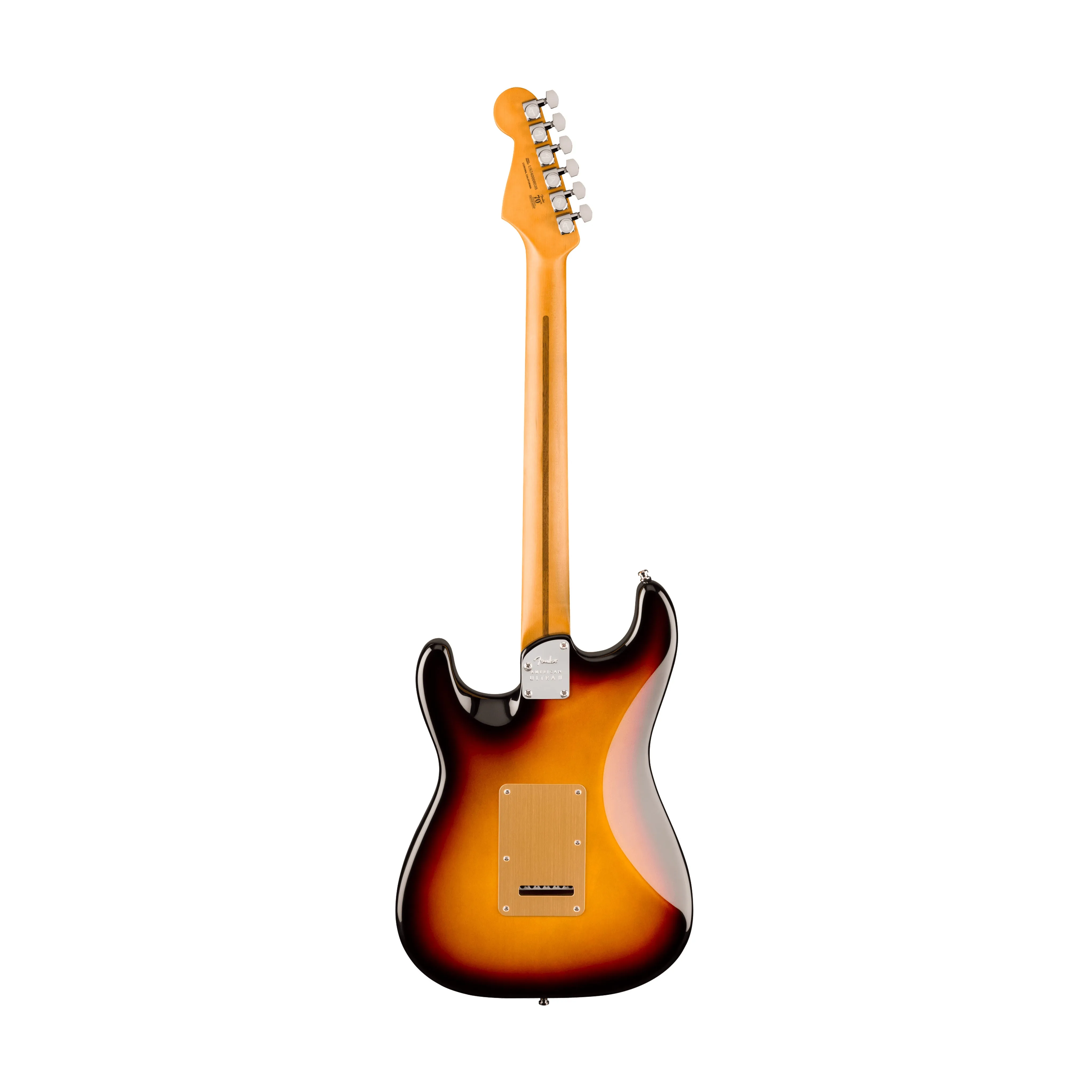 Fender American Ultra II Stratocaster Electric Guitar, Ebony FB, Ultraburst