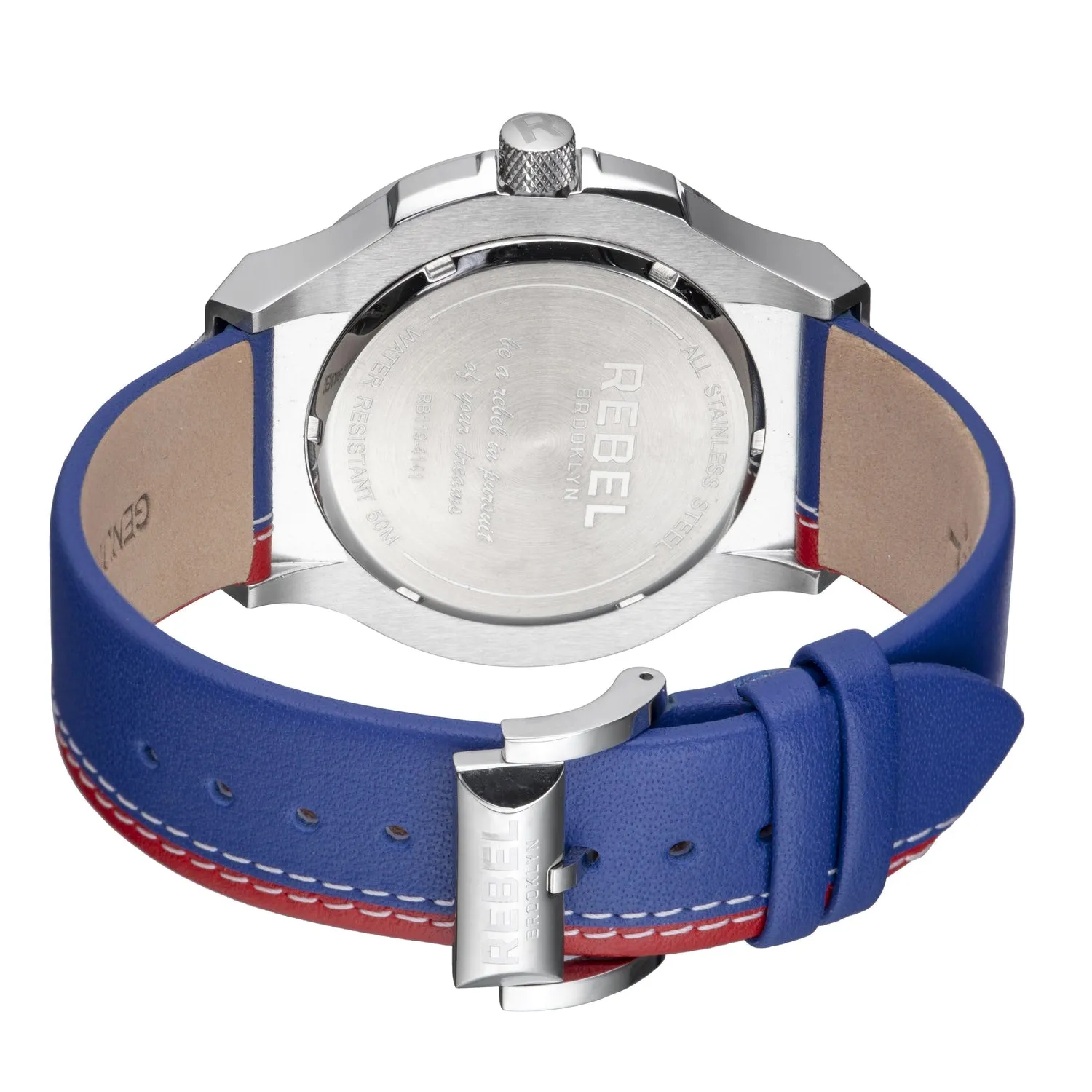 Flatbush Navy/Red Dial Women's Watch