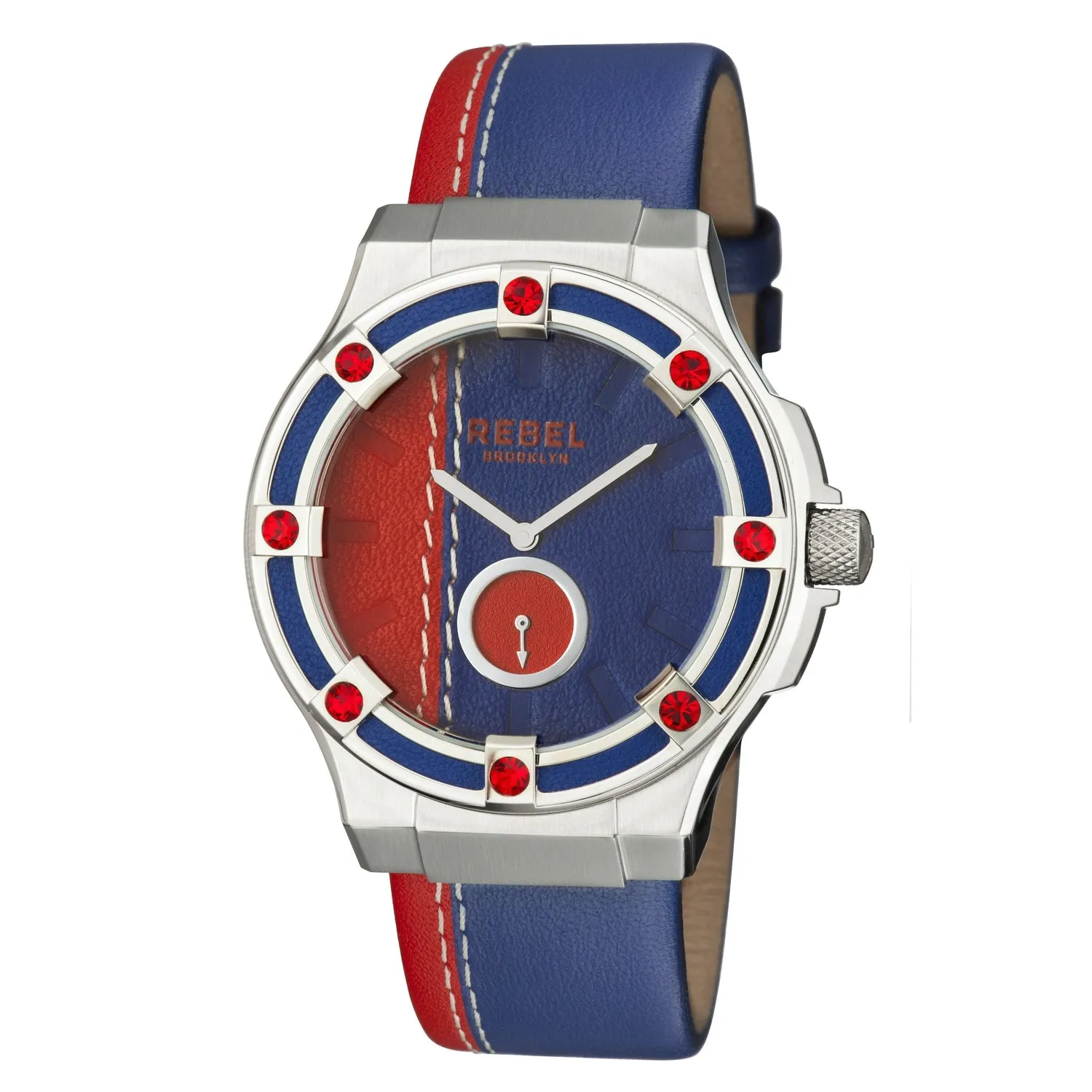 Flatbush Navy/Red Dial Women's Watch