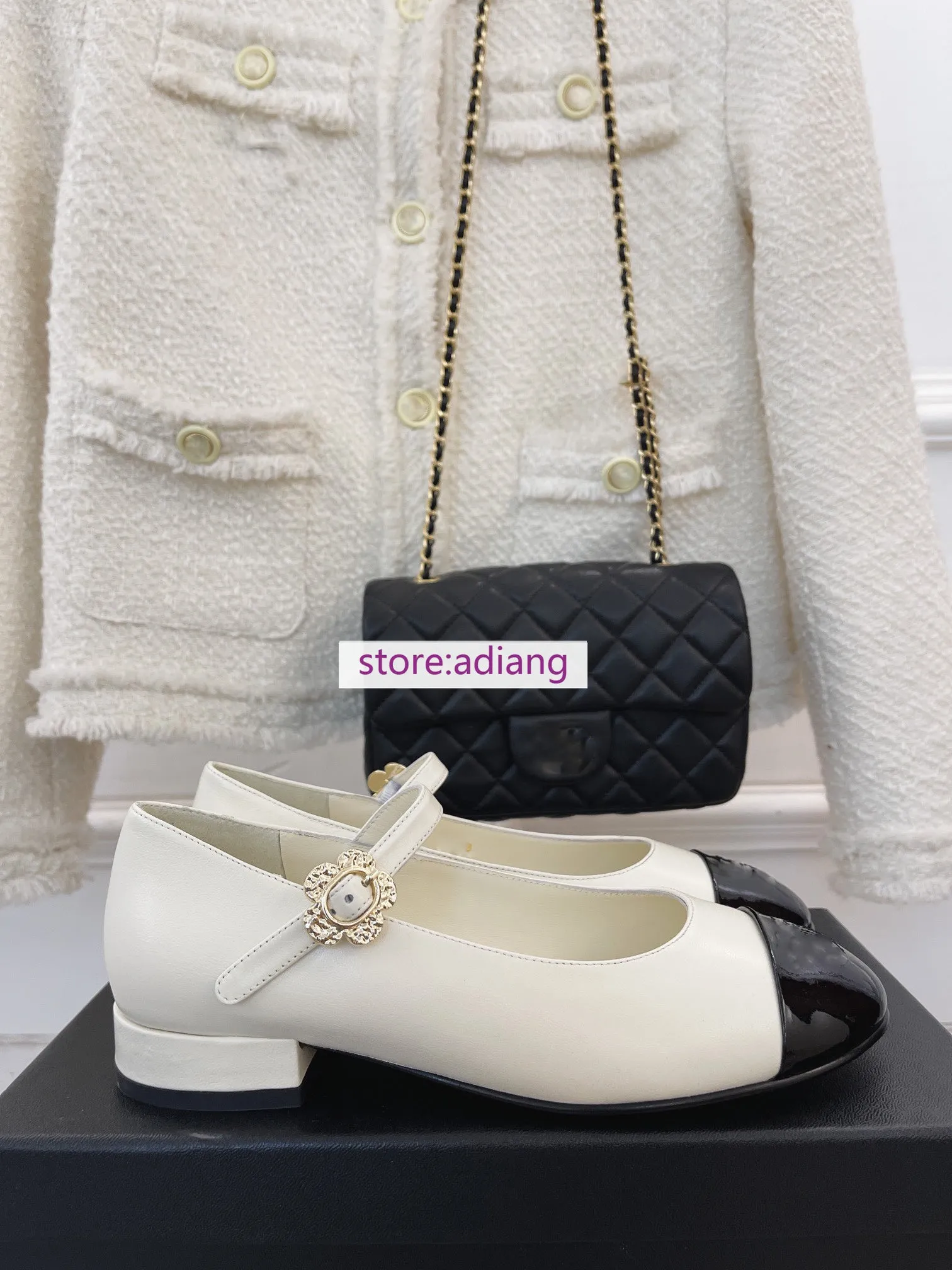 flats soft lamb leather boat shoes comfort Mary Jane shoes fashion women 2023 high quality