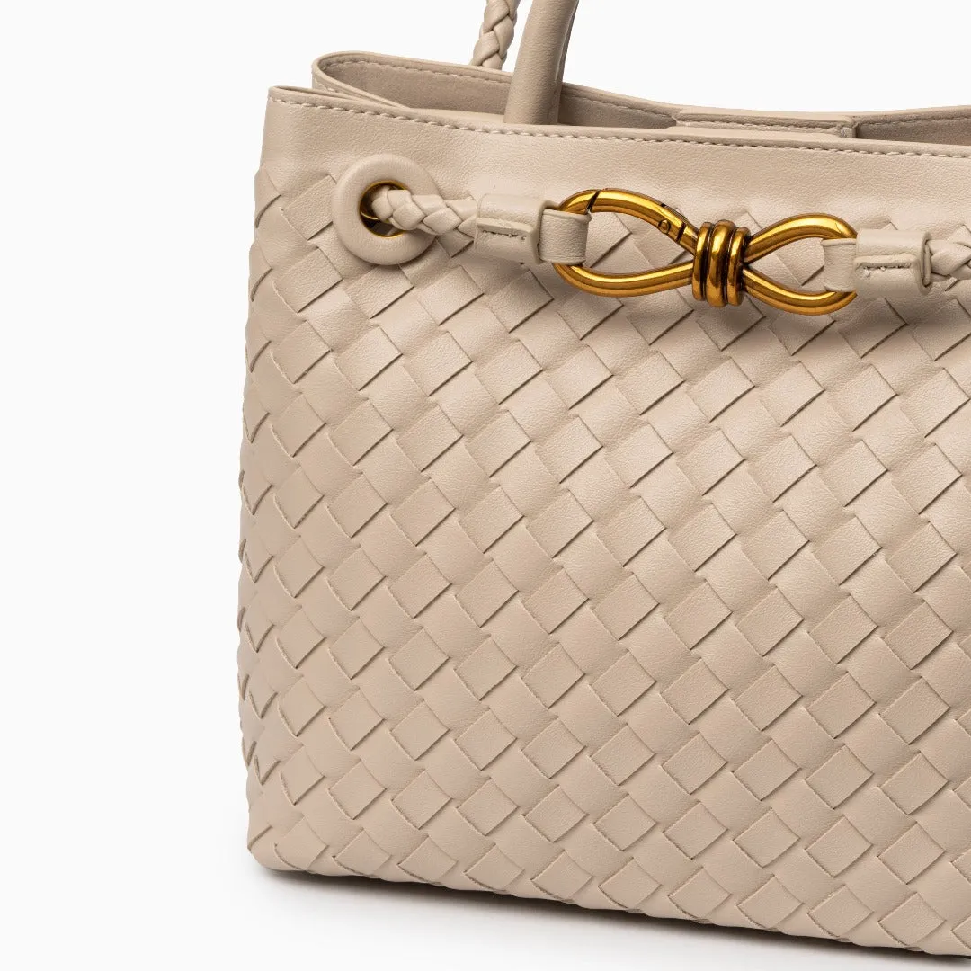 Florine Woven Crossbody Bag