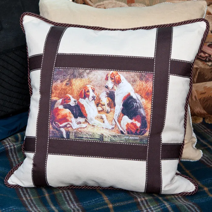 Fox Hounds Pillow
