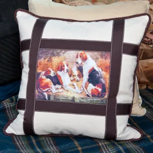 Fox Hounds Pillow