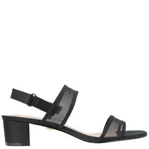 GANICE-BLACK LUSTER SATIN MESH