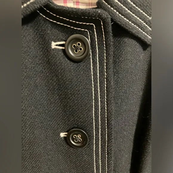 Gap Vintage Wool Blend Coat Womens Size Small Preppy