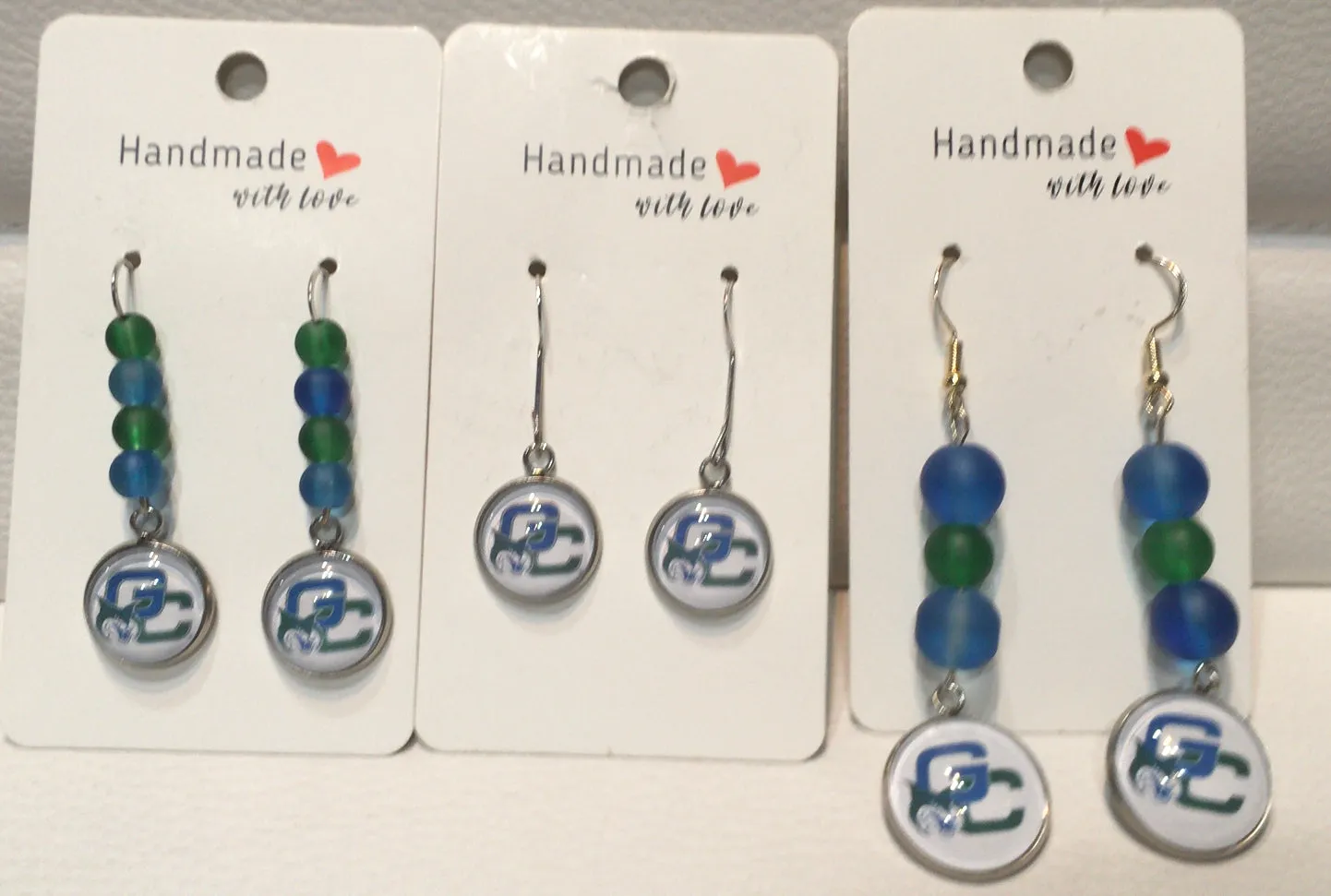 GCSU Handmade Beaded Earrings