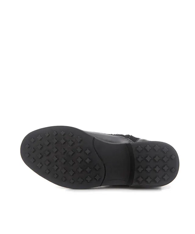 Giclee Warmer Ankle Boots Spikeless Golf Shoes - Black