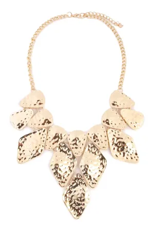 GOLD VINTAGE BIB NECKLACE