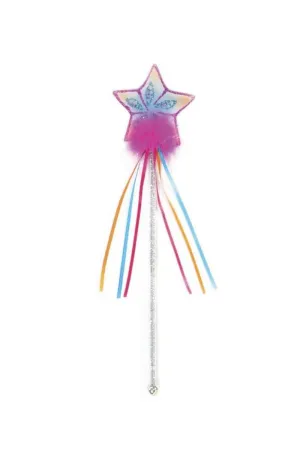 Great Pretenders - Glitter Rainbow Wand, Fuchsia