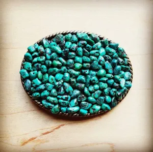 Green Turquoise Inlay Buckle